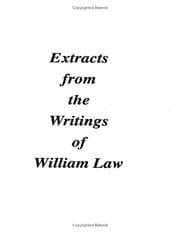Tapa de Extracts From the Writings of William Law