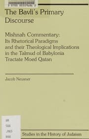 Tapa de The Bavli's primary discourse