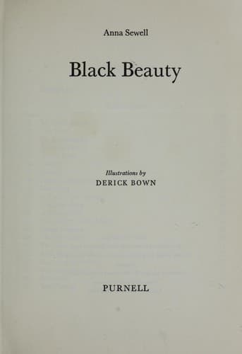 Tapa de Black Beauty