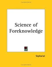 Tapa de The science of foreknowledge