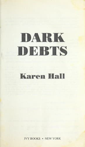 Tapa de Dark debts