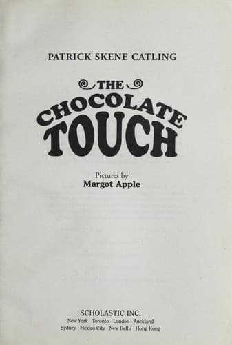 Tapa de The chocolate touch