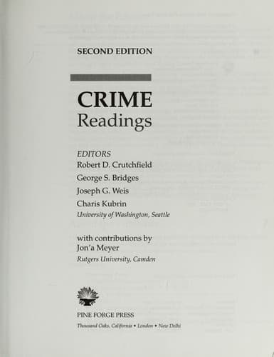 Tapa de Crime