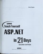 Tapa de Sams Teach Yourself ASP. NET in 21 Days