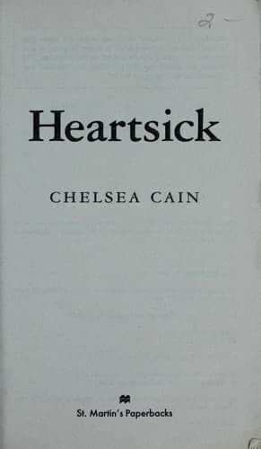Tapa de Heartsick