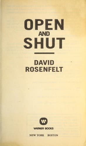 Tapa de Open and shut