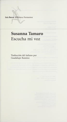 Tapa de Escucha mi voz
