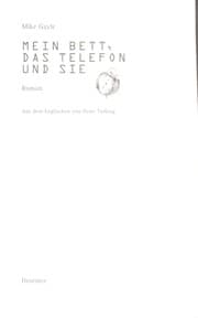 Tapa de Mein Bett, das Telefon und sie