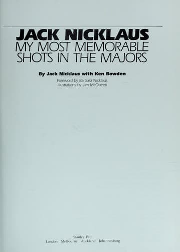 Tapa de Jack Nicklaus