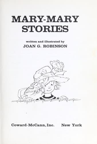 Tapa de Mary-Mary stories