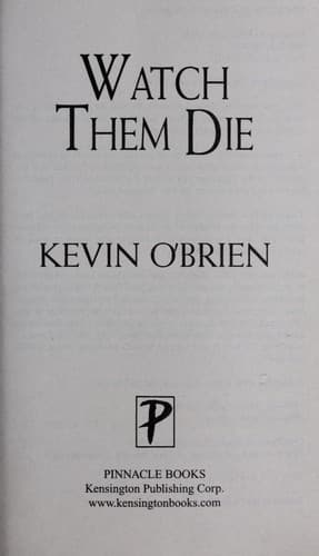 Tapa de Watch them die
