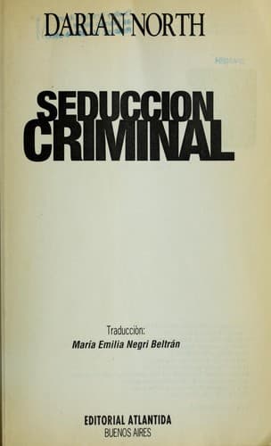 Tapa de Seduccio n criminal