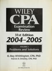 Tapa de Wiley CPA examination review
