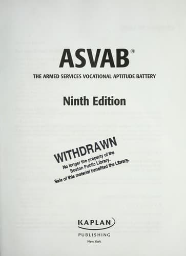 Tapa de ASVAB