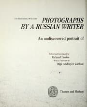 Tapa de Photographs by a Russian writer