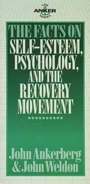 Tapa de The facts on self-esteem, psychology, and the recovery movement