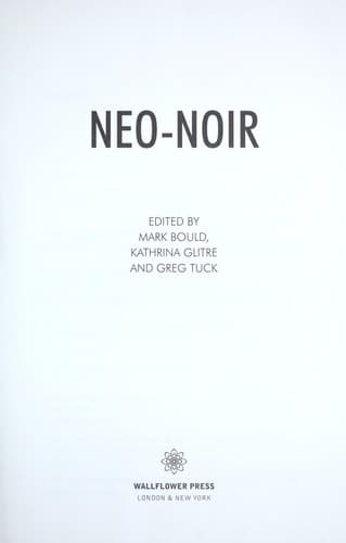 Tapa de Neo-noir