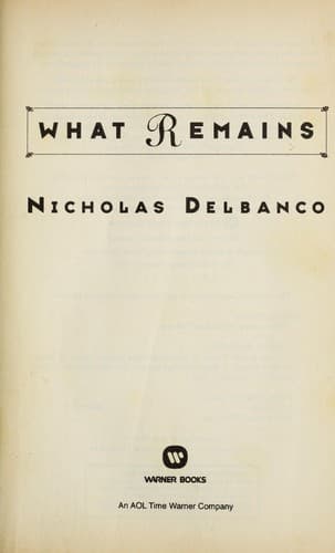 Tapa de What remains