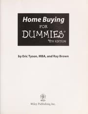 Tapa de Home buying for dummies