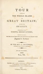 Tapa de A tour through the whole island of Great Britain; divided into journeys. Interspersed with useful observations; particularly calculated for the use of those who are desirous of travelling over England & Scotland