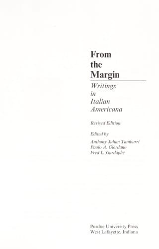 Tapa de From the margin