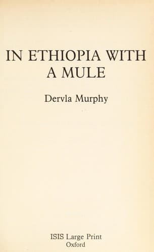 Tapa de In Ethiopia With a Mule