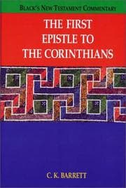 Tapa de The First Epistle to the Corinthians
