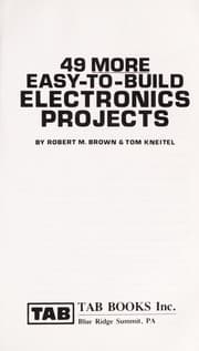 Tapa de 49 More Easy-to-Build Electronics Projects