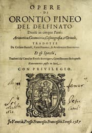 Tapa de Opere di Orontio Fineo del Delfinato