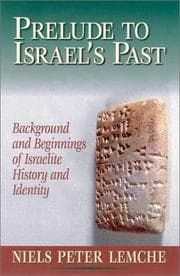 Tapa de Prelude to Israel's past