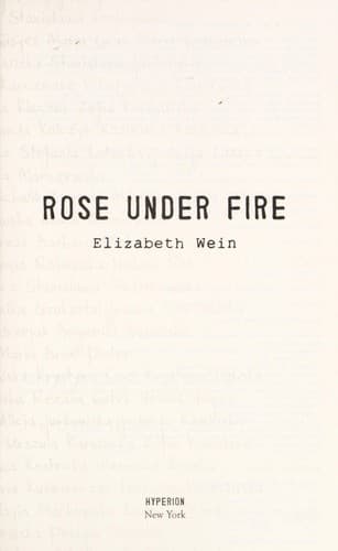 Tapa de Rose under fire