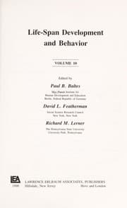 Tapa de Life-span development and behaviour