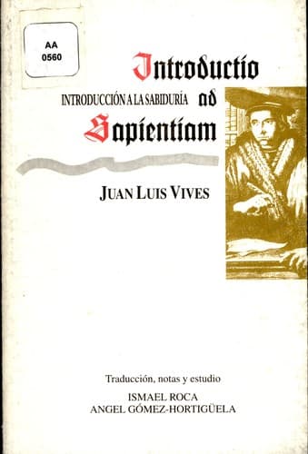 Tapa de Introducción a la sabiduría
