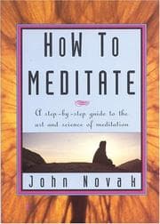 Tapa de How to meditate