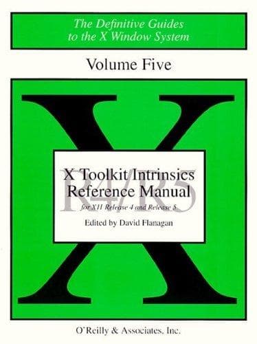 Tapa de X Toolkit Intrinsics Reference Manual