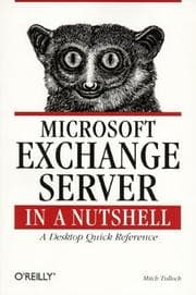 Tapa de Microsoft Exchange Server in a nutshell