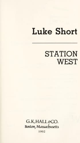 Tapa de Station West