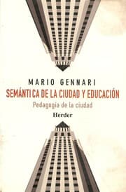 Tapa de Semantica de La Ciudad y Educacion