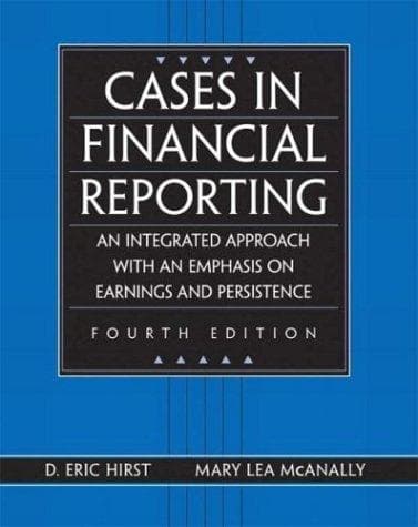 Tapa de Cases in financial reporting