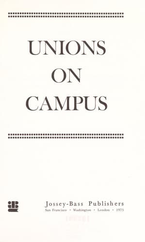 Tapa de Unions on campus