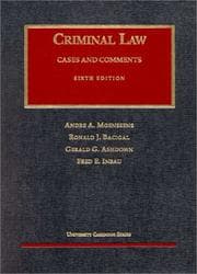 Tapa de Criminal law