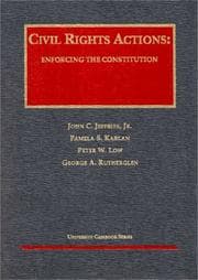 Tapa de Civil rights actions