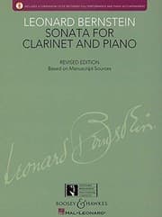 Tapa de Sonata for clarinet and piano