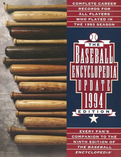 Tapa de The 1994 Baseball Encyclopedia Update