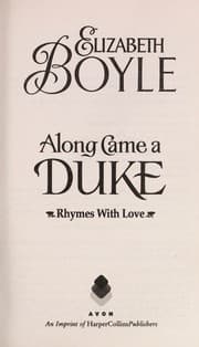 Tapa de Along came a duke