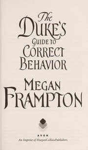 Tapa de The duke's guide to correct behavior