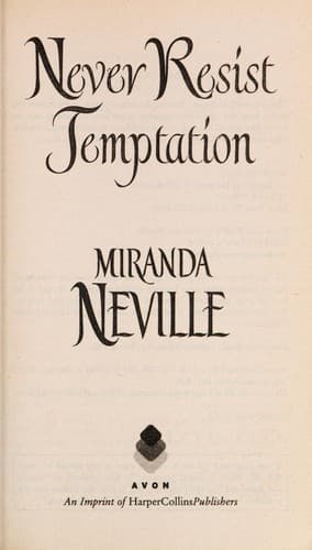 Tapa de Never Resist Temptation