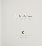 Tapa de The first 30 years