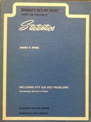 Tapa de Schaum's outline of theory and problems of statistics in SI units