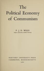 Tapa de The political economy of communism